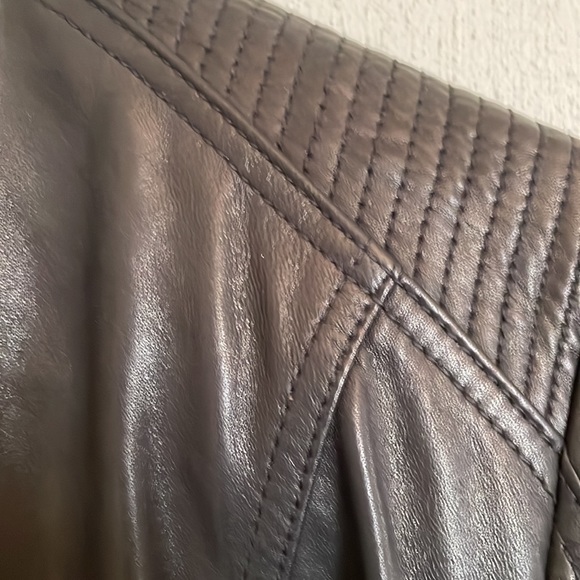 kenneth cole leather jacket large - Picture 5 of 7